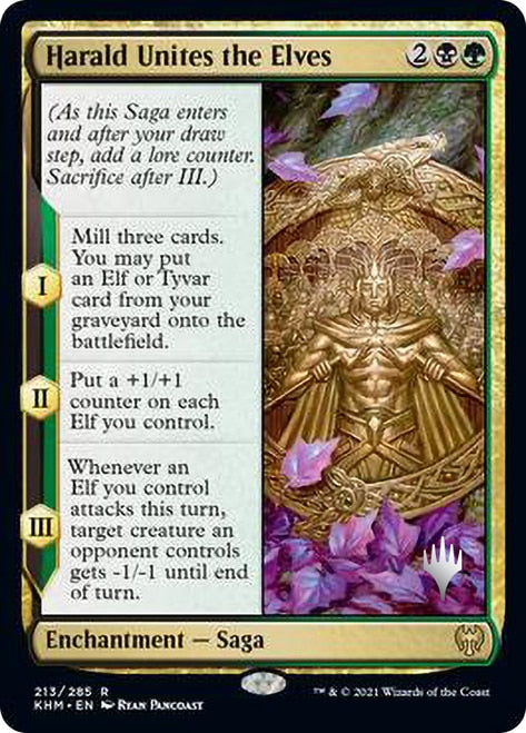 Harald Unites the Elves (Promo Pack) [Kaldheim Promos] | Jomio and Rueliete's Cards and Comics