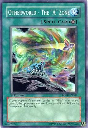 Otherworld - The ''A'' Zone [FOTB-EN044] Common | Jomio and Rueliete's Cards and Comics
