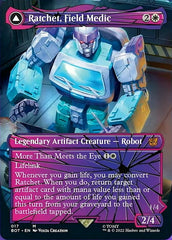 Ratchet, Field Medic // Ratchet, Rescue Racer (Shattered Glass) [Transformers] | Jomio and Rueliete's Cards and Comics