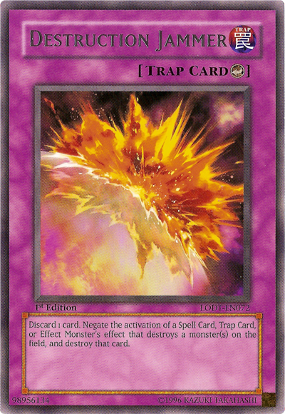 Destruction Jammer [LODT-EN072] Rare | Jomio and Rueliete's Cards and Comics