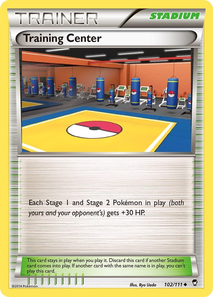 Training Center (102/111) [XY: Furious Fists] | Jomio and Rueliete's Cards and Comics