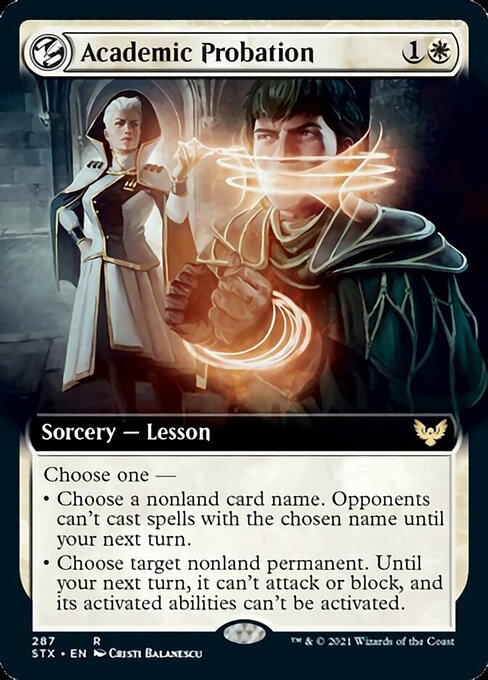 Academic Probation (Extended Art) [Strixhaven: School of Mages] | Jomio and Rueliete's Cards and Comics