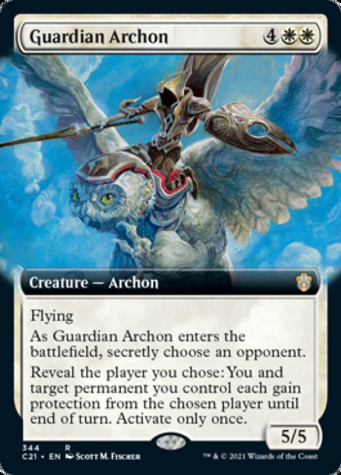 Guardian Archon (Extended Art) [Commander 2021] | Jomio and Rueliete's Cards and Comics