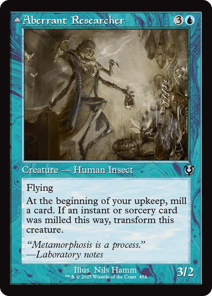 Aberrant Researcher // Perfected Form (Retro Frame) [Innistrad Remastered] | Jomio and Rueliete's Cards and Comics