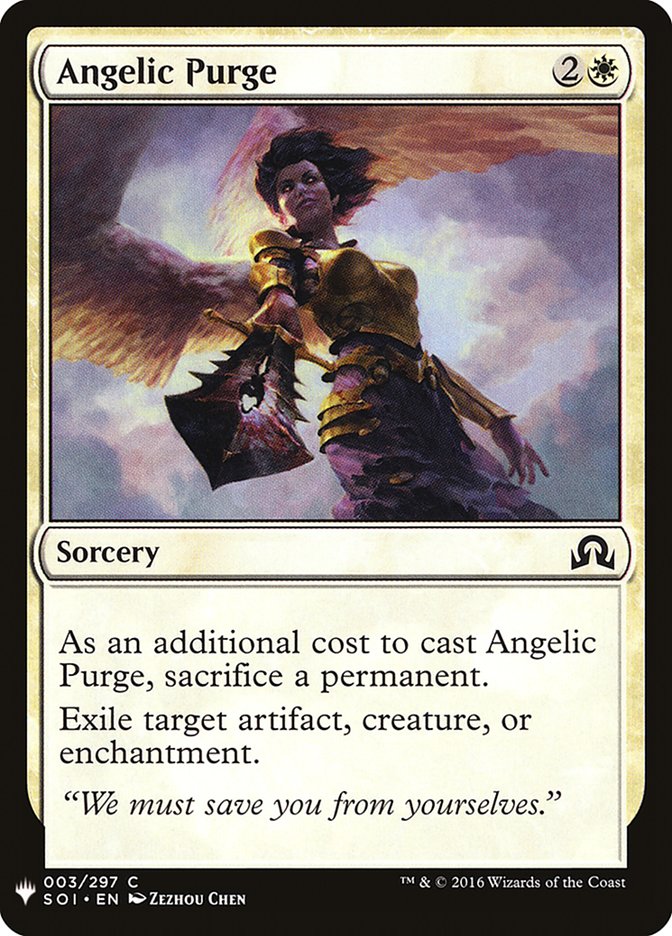 Angelic Purge [Mystery Booster] | Jomio and Rueliete's Cards and Comics