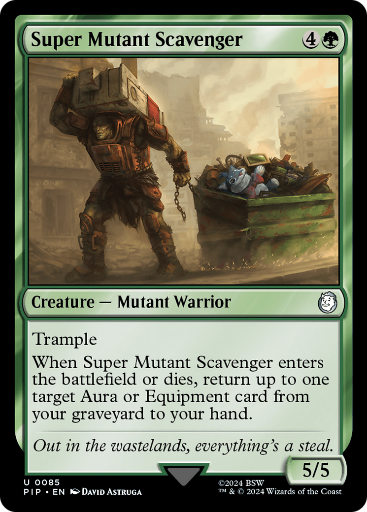 Super Mutant Scavenger [Fallout] | Jomio and Rueliete's Cards and Comics