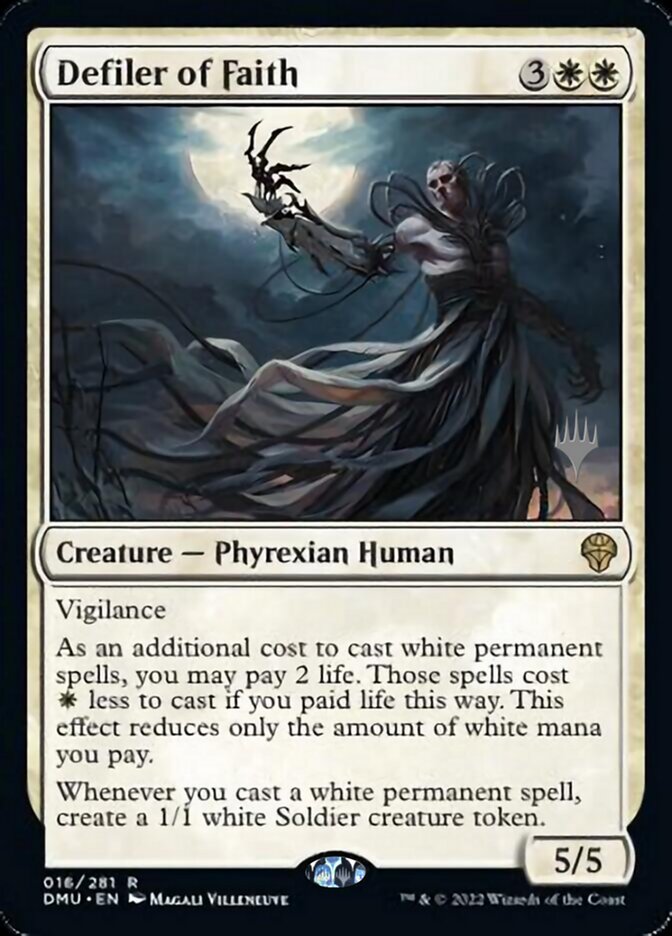 Defiler of Faith (Promo Pack) [Dominaria United Promos] | Jomio and Rueliete's Cards and Comics