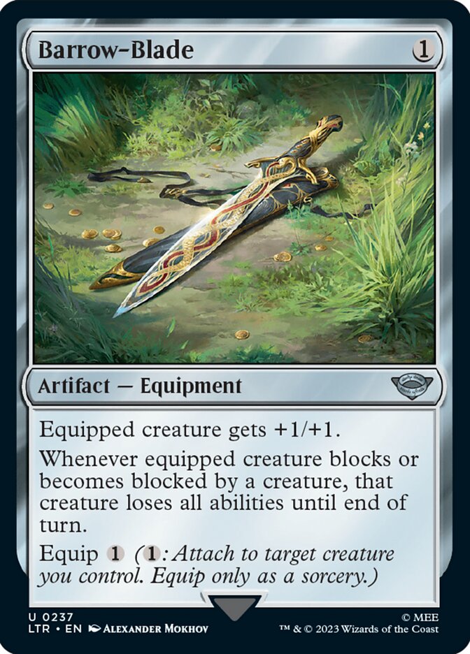 Barrow-Blade [The Lord of the Rings: Tales of Middle-Earth] | Jomio and Rueliete's Cards and Comics