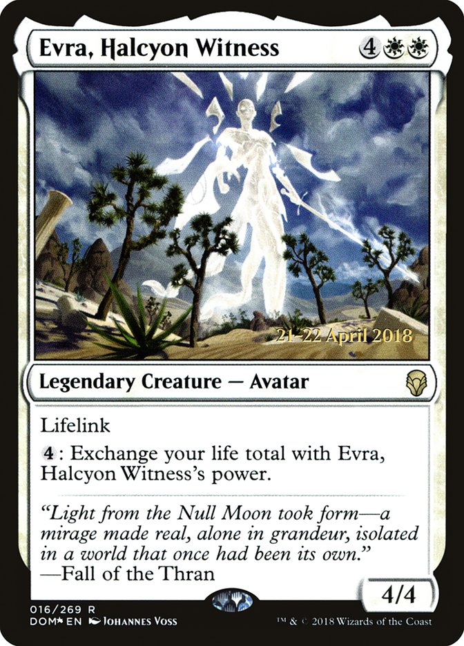 Evra, Halcyon Witness [Dominaria Prerelease Promos] | Jomio and Rueliete's Cards and Comics