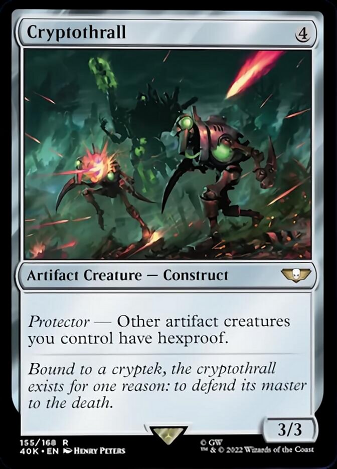 Cryptothrall (Surge Foil) [Warhammer 40,000] | Jomio and Rueliete's Cards and Comics