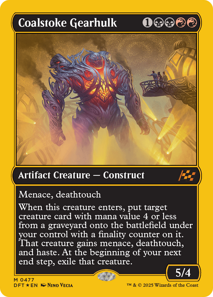 Coalstoke Gearhulk (First-Place Foil) [Aetherdrift] | Jomio and Rueliete's Cards and Comics