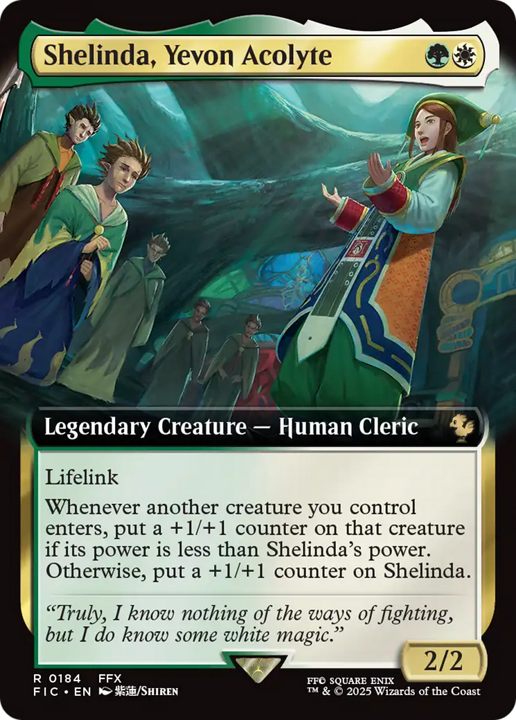Shelinda, Yevon Acolyte (Extended Art) [FINAL FANTASY Commander] | Jomio and Rueliete's Cards and Comics