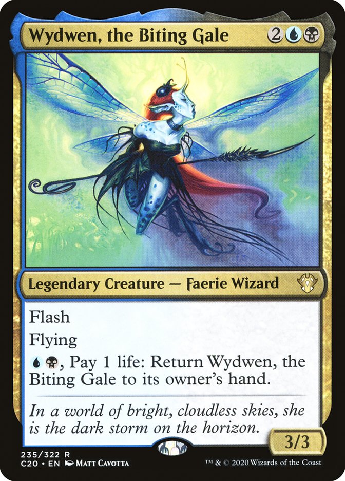 Wydwen, the Biting Gale [Commander 2020] | Jomio and Rueliete's Cards and Comics