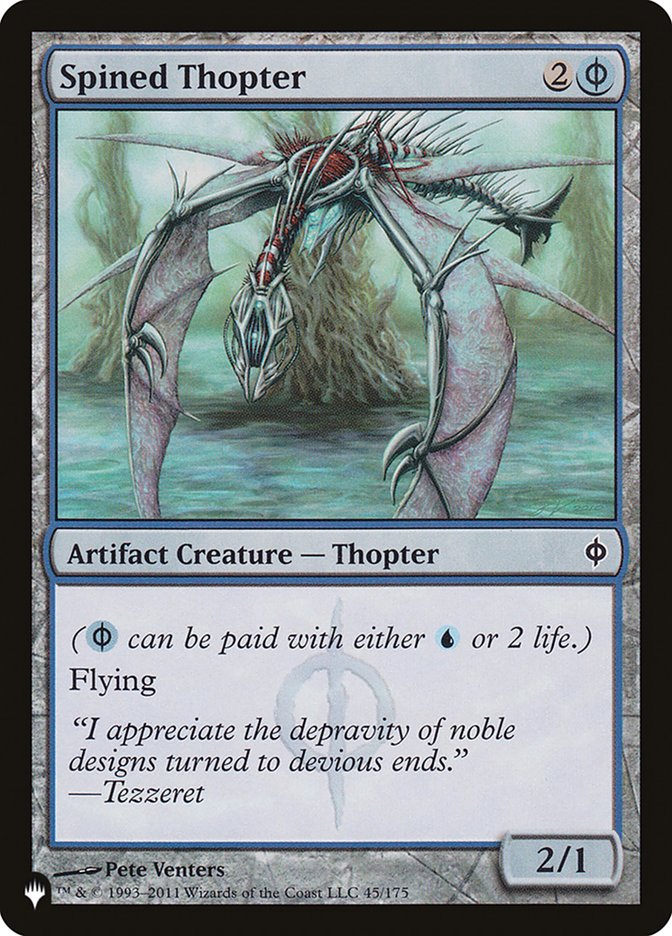 Spined Thopter [The List] | Jomio and Rueliete's Cards and Comics