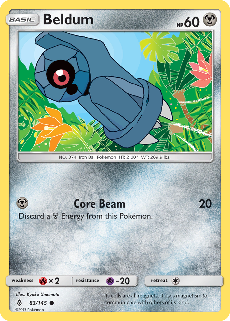 Beldum (83/145) [Sun & Moon: Guardians Rising] | Jomio and Rueliete's Cards and Comics
