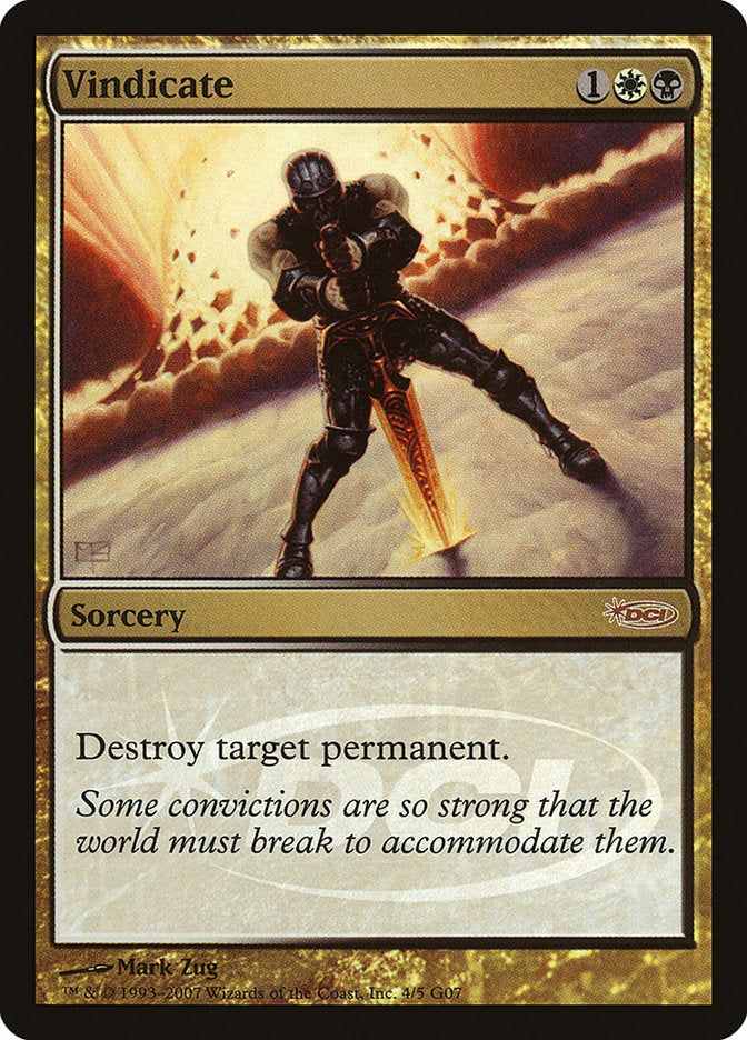 Vindicate [Judge Gift Cards 2007] | Jomio and Rueliete's Cards and Comics