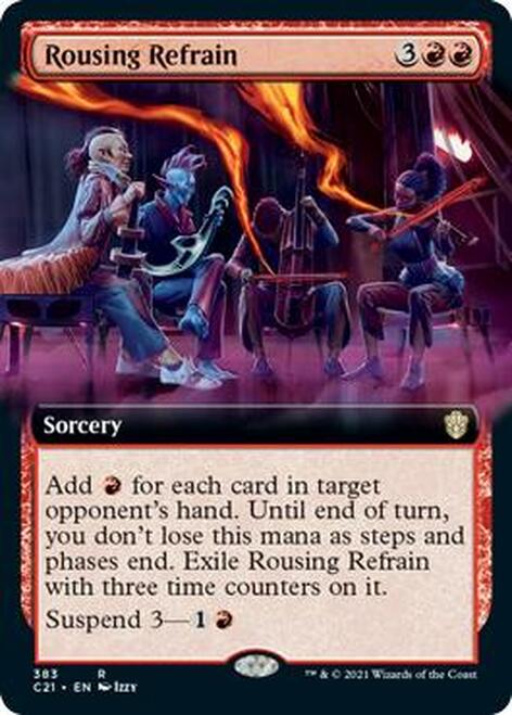 Rousing Refrain (Extended Art) [Commander 2021] | Jomio and Rueliete's Cards and Comics