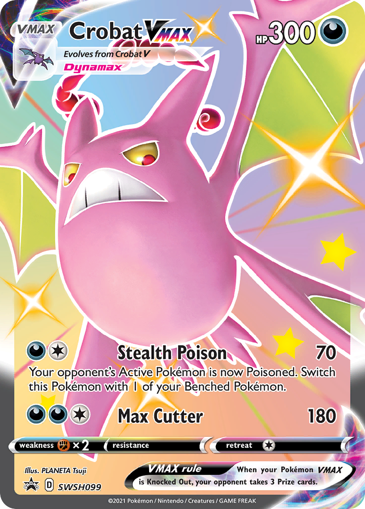 Crobat VMAX (SWSH099) [Sword & Shield: Black Star Promos] | Jomio and Rueliete's Cards and Comics