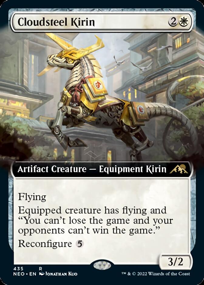 Cloudsteel Kirin (Extended Art) [Kamigawa: Neon Dynasty] | Jomio and Rueliete's Cards and Comics