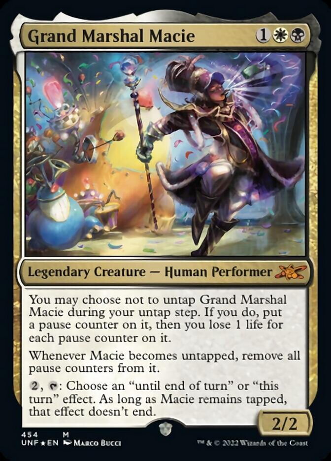 Grand Marshal Macie (Galaxy Foil) [Unfinity] | Jomio and Rueliete's Cards and Comics