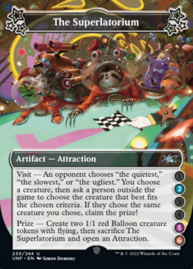 The Superlatorium (2-5-6) [Unfinity] | Jomio and Rueliete's Cards and Comics
