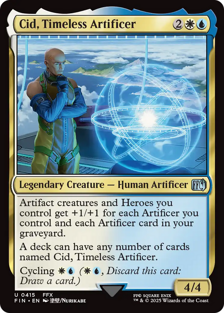 Cid, Timeless Artificer (0415) [FINAL FANTASY] | Jomio and Rueliete's Cards and Comics
