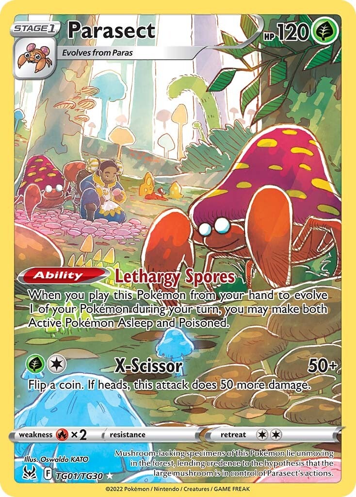 Parasect (TG01/TG30) [Sword & Shield: Lost Origin] | Jomio and Rueliete's Cards and Comics