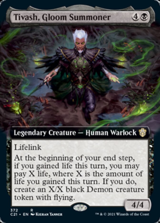 Tivash, Gloom Summoner (Extended Art) [Commander 2021] | Jomio and Rueliete's Cards and Comics