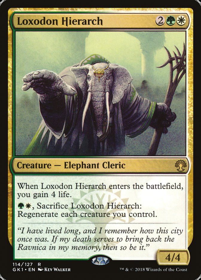 Loxodon Hierarch [Guilds of Ravnica Guild Kit] | Jomio and Rueliete's Cards and Comics