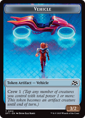 Vehicle // Pilot Double-Sided Token [Aetherdrift Tokens] | Jomio and Rueliete's Cards and Comics
