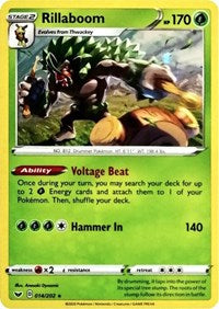 Rillaboom (014/202) (Cosmos Holo) [Sword & Shield: Base Set] | Jomio and Rueliete's Cards and Comics
