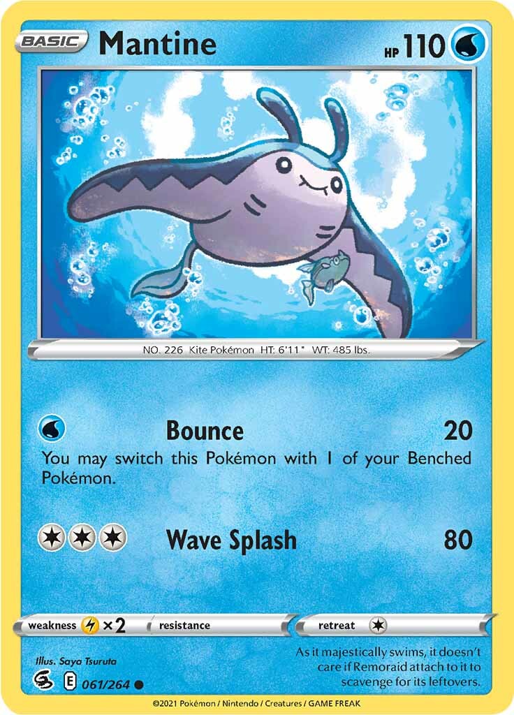 Mantine (061/264) [Sword & Shield: Fusion Strike] | Jomio and Rueliete's Cards and Comics