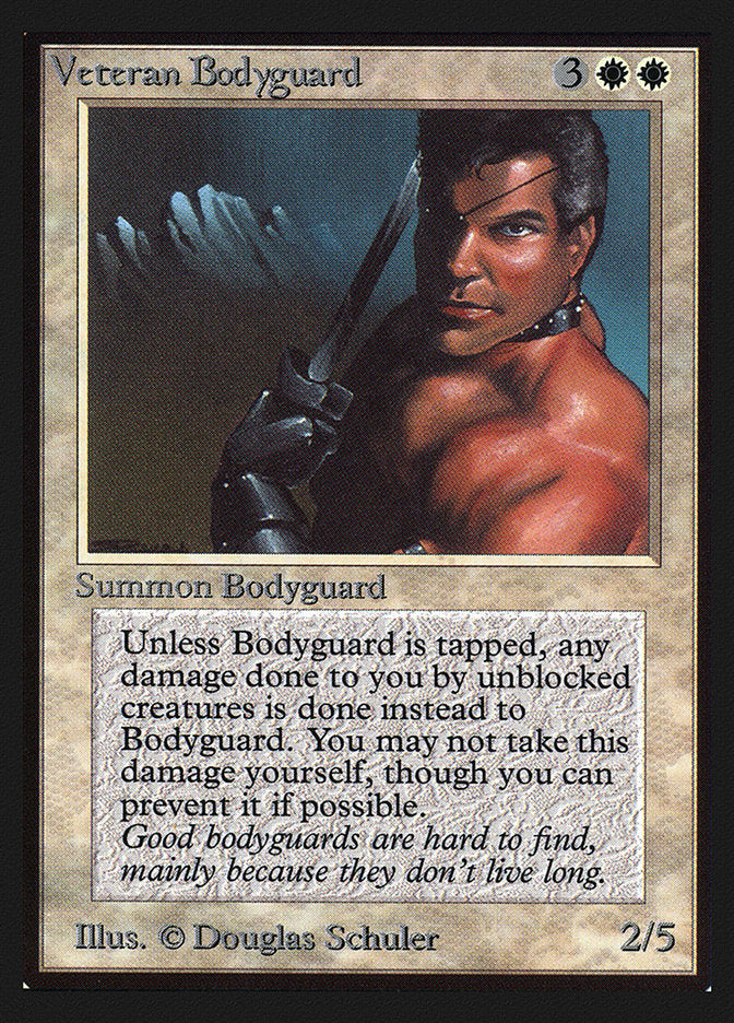 Veteran Bodyguard [International Collectors' Edition] | Jomio and Rueliete's Cards and Comics