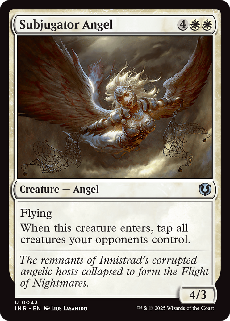 Subjugator Angel [Innistrad Remastered] | Jomio and Rueliete's Cards and Comics