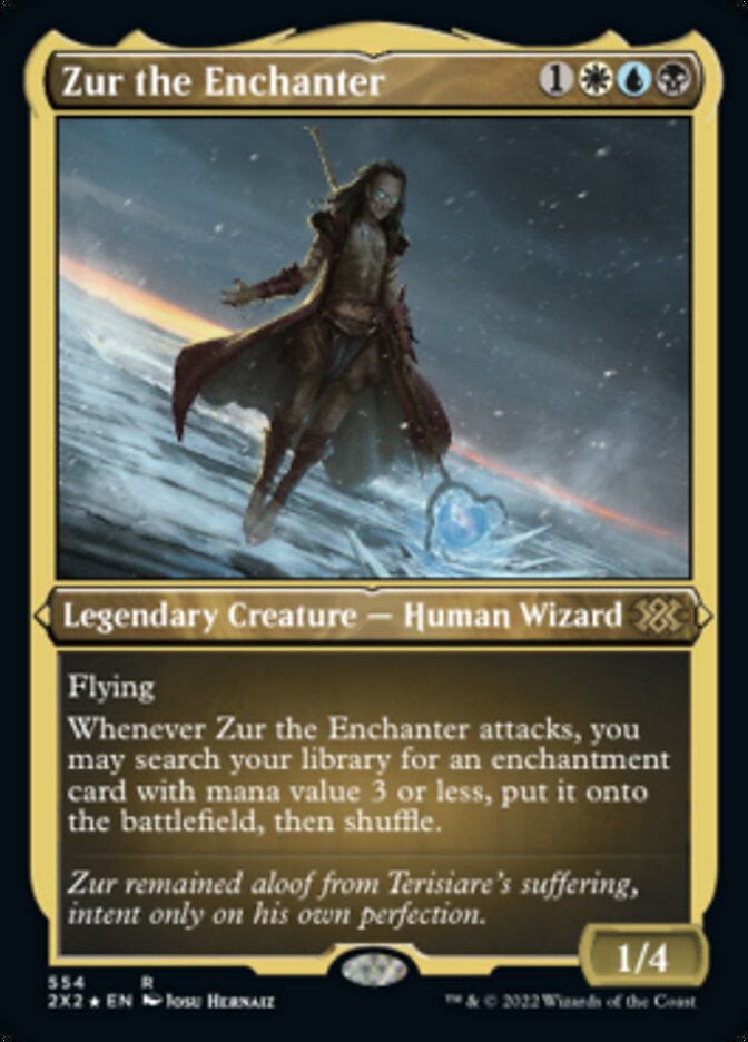 Zur the Enchanter (Foil Etched) [Double Masters 2022] | Jomio and Rueliete's Cards and Comics