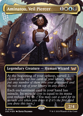 Aminatou, Veil Piercer (Borderless) [Duskmourn: House of Horror Commander] | Jomio and Rueliete's Cards and Comics