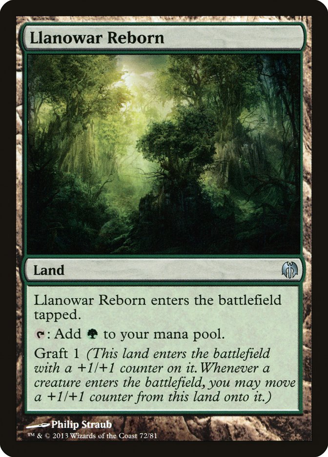 Llanowar Reborn [Duel Decks: Heroes vs. Monsters] | Jomio and Rueliete's Cards and Comics
