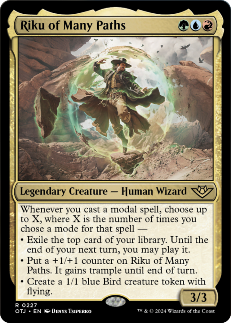 Riku of Many Paths [Outlaws of Thunder Junction] | Jomio and Rueliete's Cards and Comics