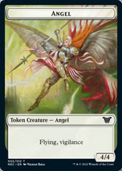 Angel // Elephant Double-Sided Token [Kamigawa: Neon Dynasty Commander Tokens] | Jomio and Rueliete's Cards and Comics