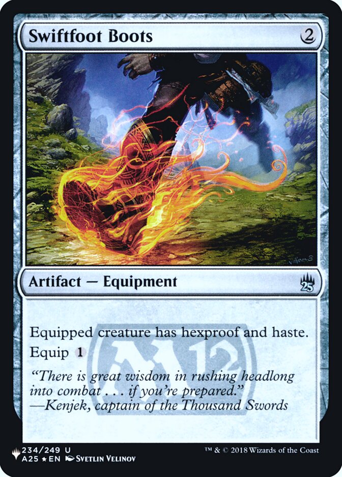Swiftfoot Boots [Secret Lair: Heads I Win, Tails You Lose] | Jomio and Rueliete's Cards and Comics