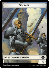 Eldrazi Spawn // Soldier Double-Sided Token [Modern Horizons 3 Tokens] | Jomio and Rueliete's Cards and Comics