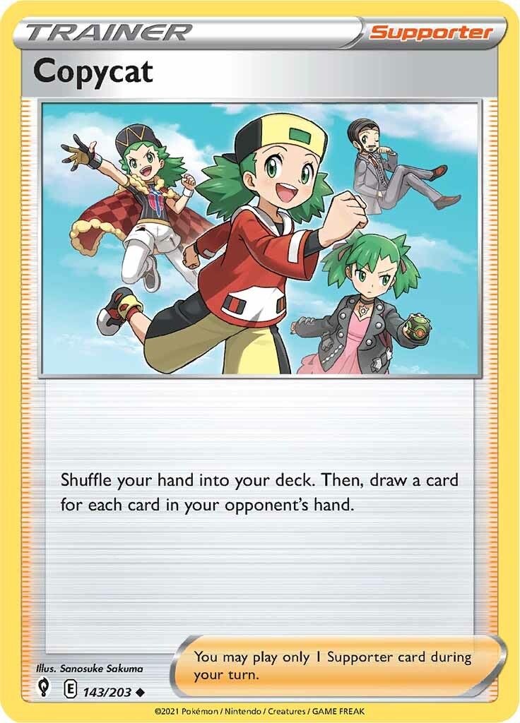Copycat (143/203) [Sword & Shield: Evolving Skies] | Jomio and Rueliete's Cards and Comics
