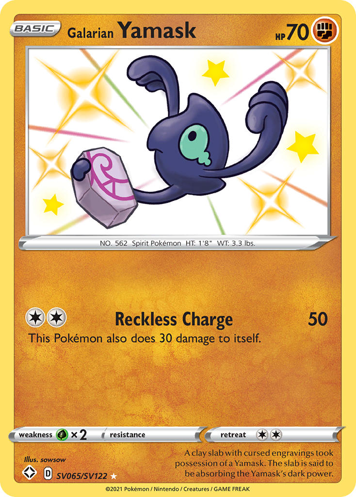 Galarian Yamask (SV065/SV122) [Sword & Shield: Shining Fates] | Jomio and Rueliete's Cards and Comics