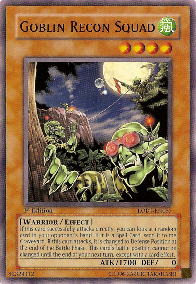 Goblin Recon Squad [LODT-EN033] Common | Jomio and Rueliete's Cards and Comics
