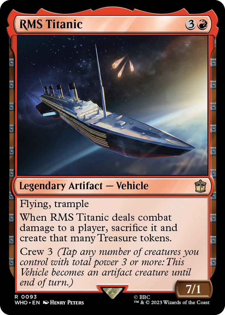 RMS Titanic [Doctor Who] | Jomio and Rueliete's Cards and Comics