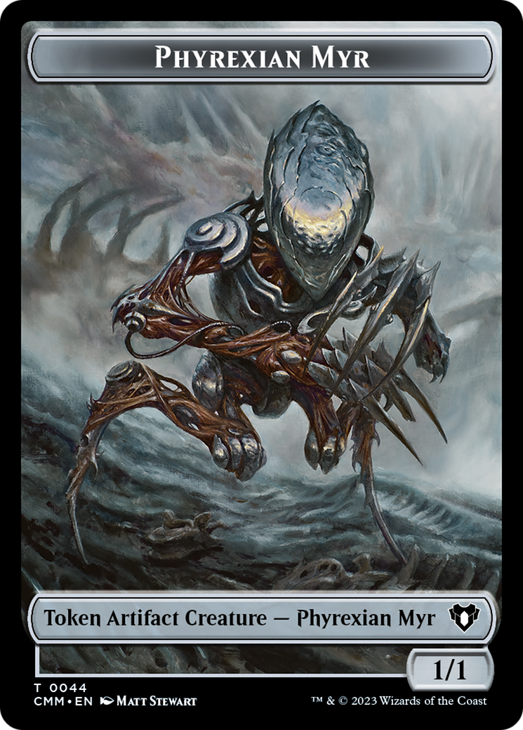 Phyrexian Myr Token [Commander Masters Tokens] | Jomio and Rueliete's Cards and Comics