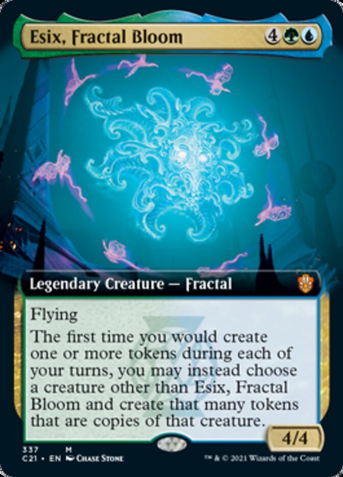 Esix, Fractal Bloom (Extended Art) [Commander 2021] | Jomio and Rueliete's Cards and Comics