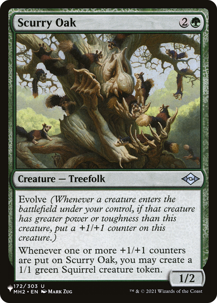 Scurry Oak [The List] | Jomio and Rueliete's Cards and Comics