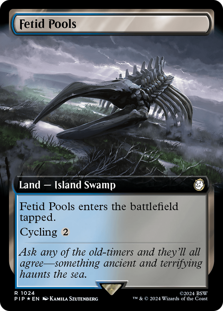 Fetid Pools (Extended Art) (Surge Foil) [Fallout] | Jomio and Rueliete's Cards and Comics