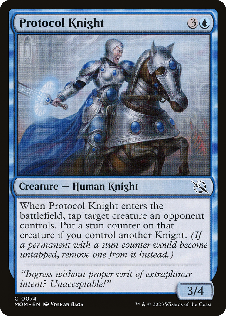 Protocol Knight [March of the Machine] | Jomio and Rueliete's Cards and Comics